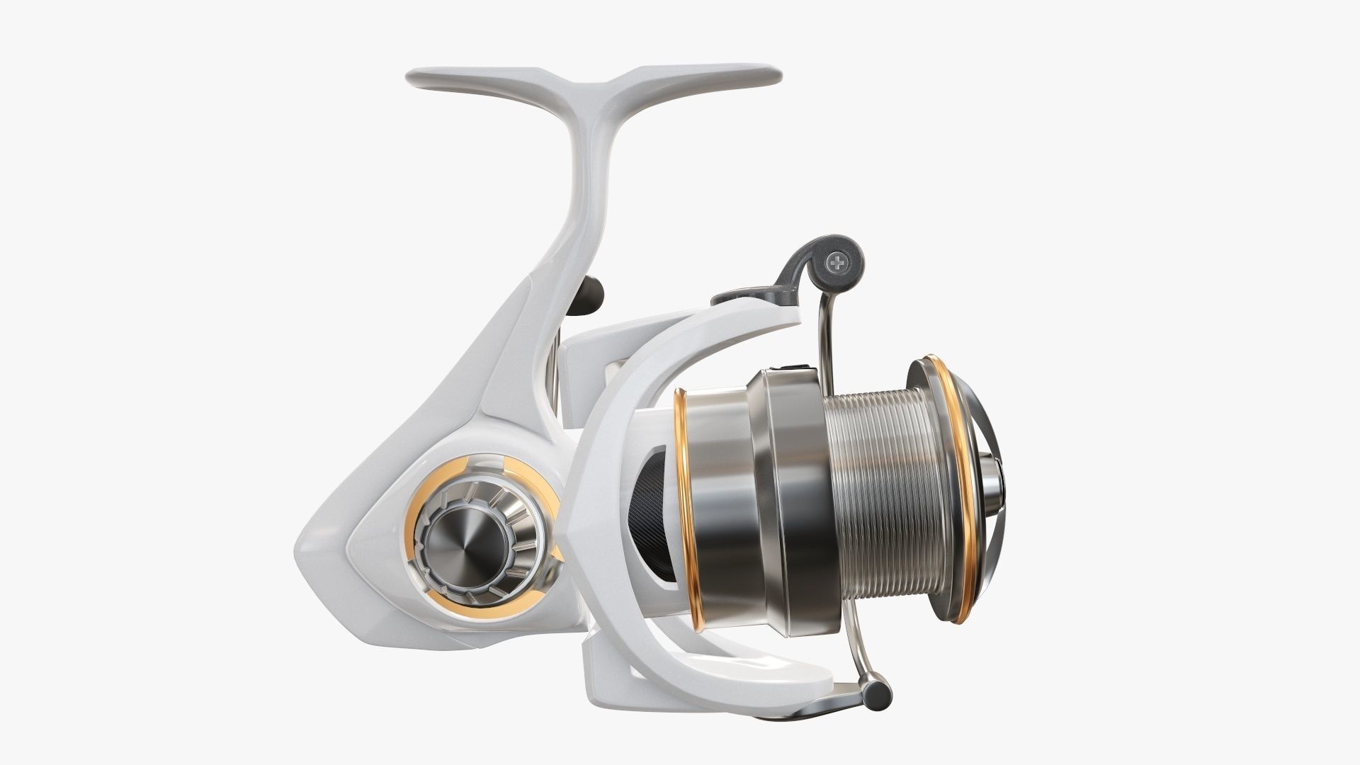Fishing reel 3D model_3