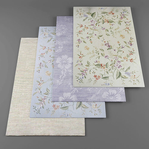 Rugs collection 063 Low-poly 3D model