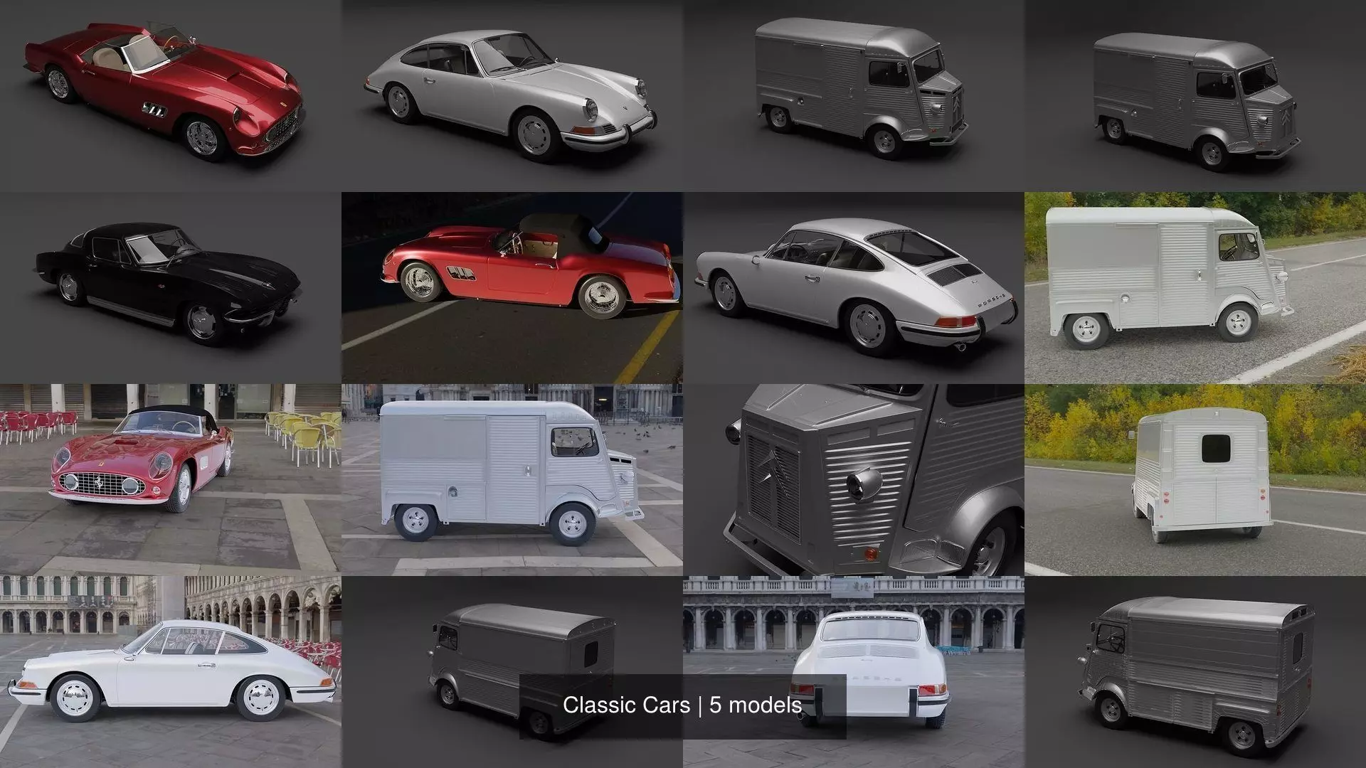 Classic Cars 3D Model Collection_0