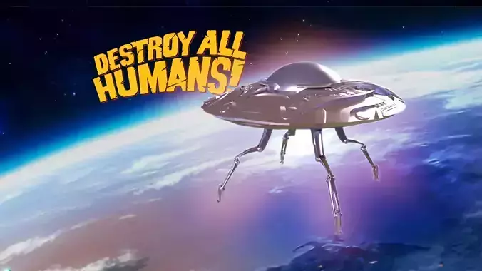Destroy All Humans Crypto 137 Space Saucer 3D print model