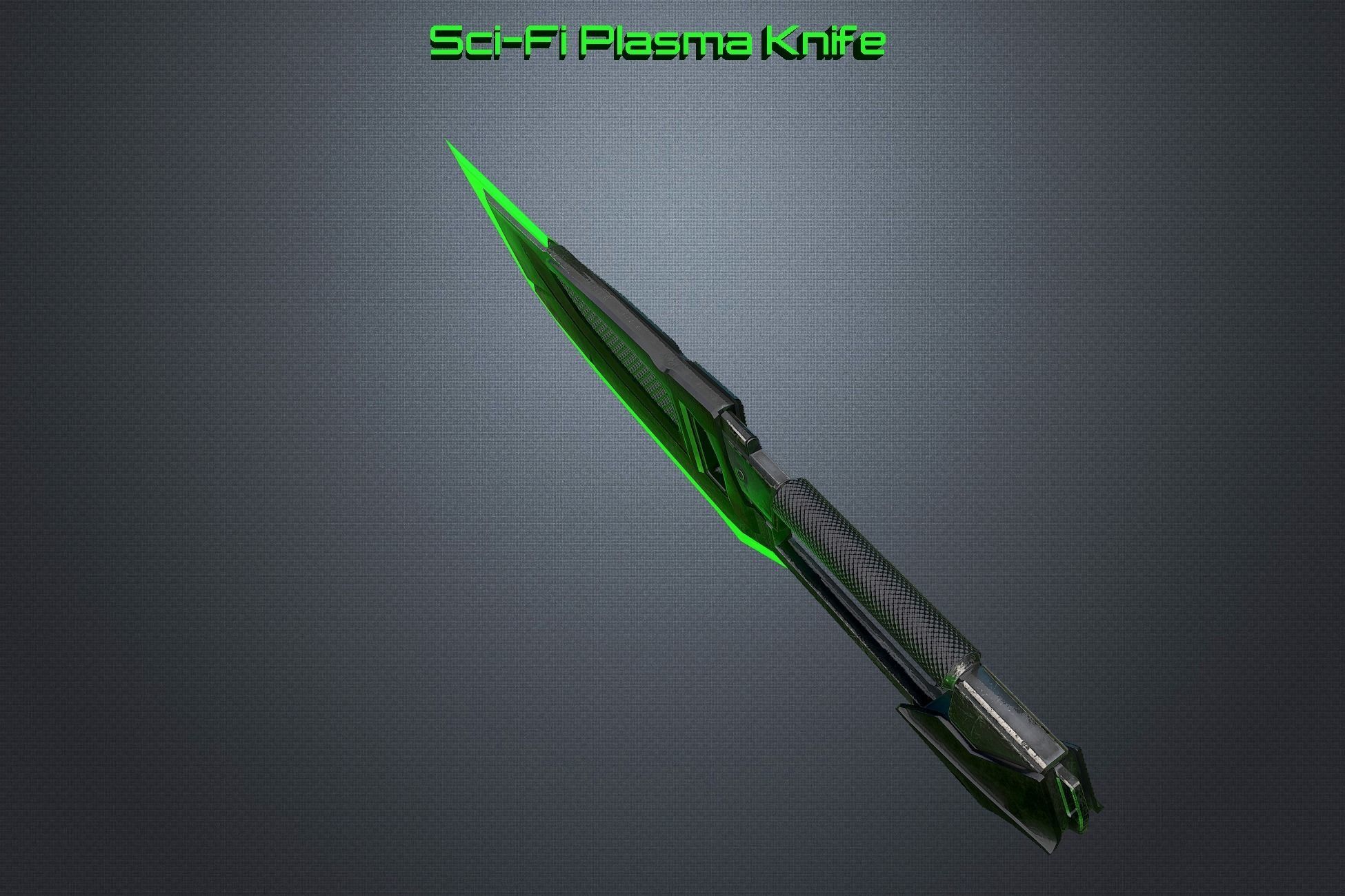 3D model Sci-fi Plasma Knife VR / AR / low-poly | CGTrader