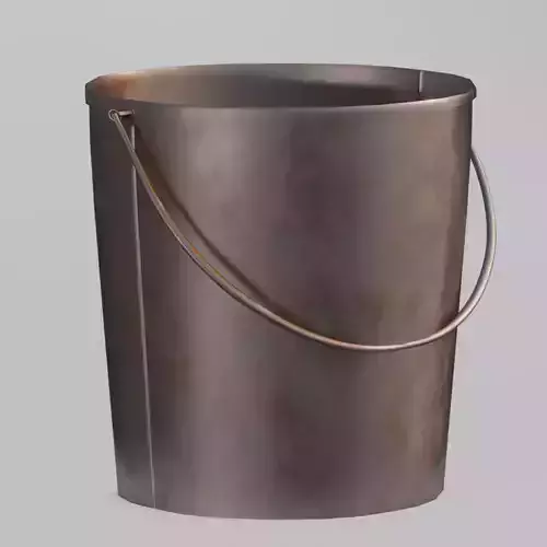 bukket metal bucket with handles