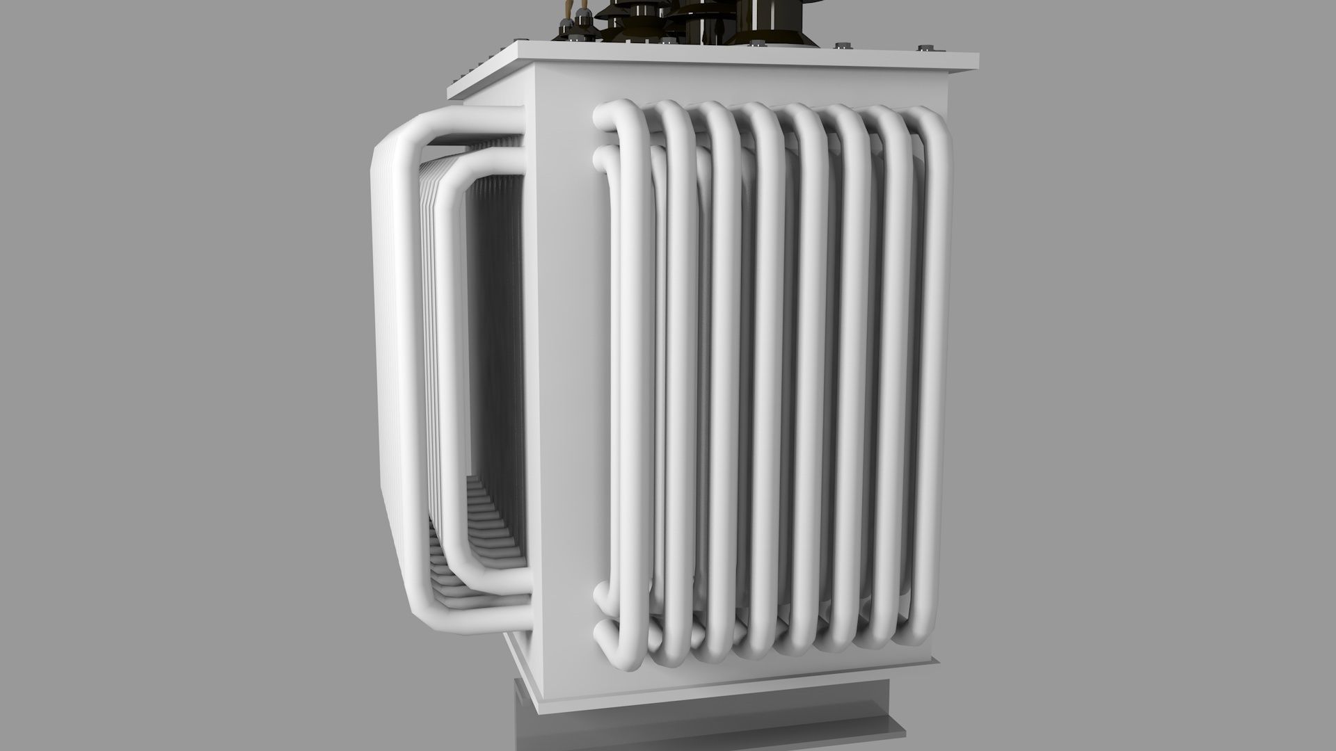 Electrical Power Transformer - Lowpoly-Highpoly Low-poly 3D model_7
