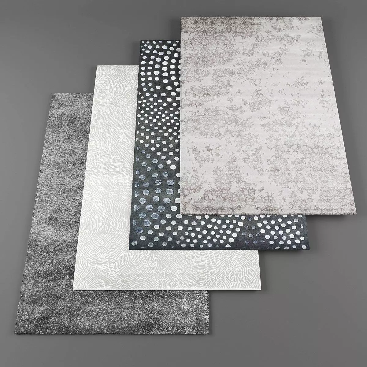 Rugs collection 066 Low-poly 3D model_0