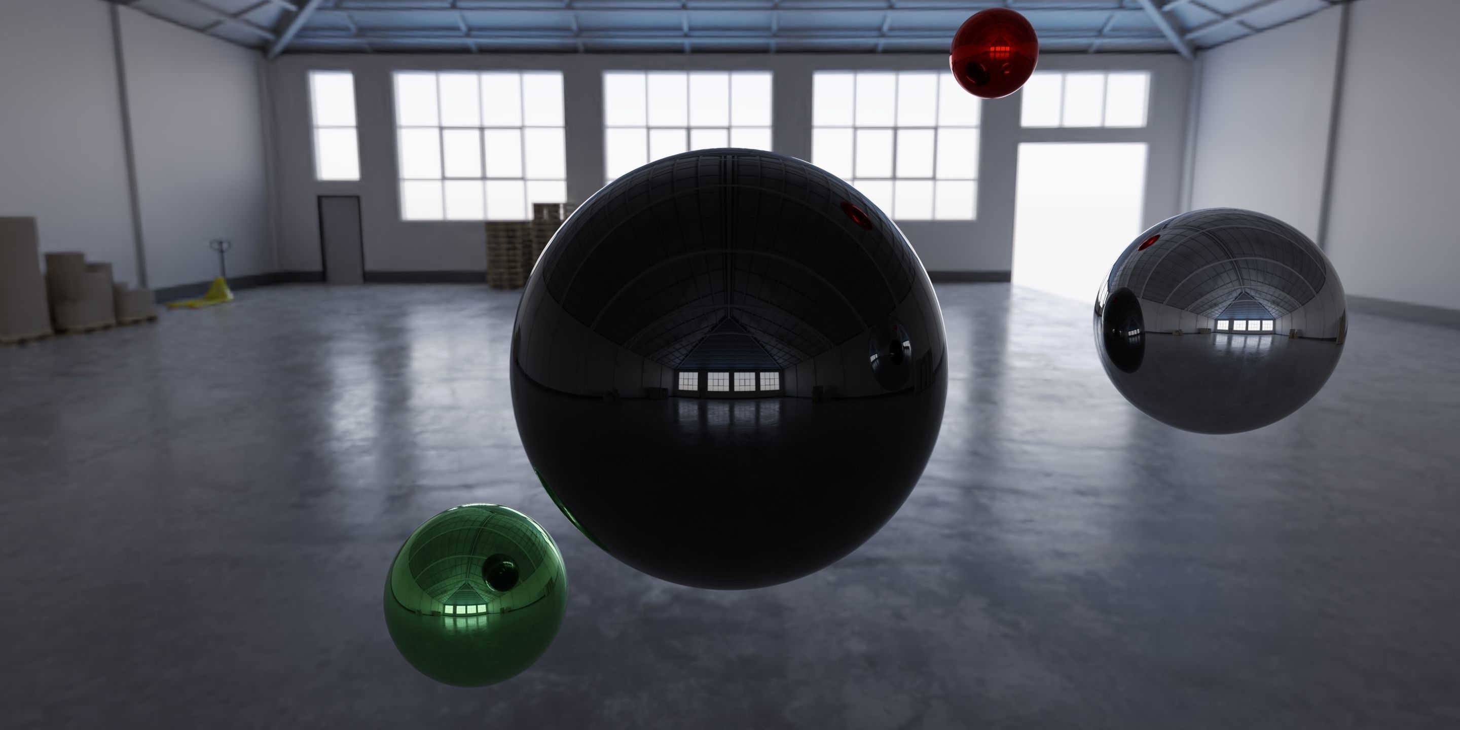 HDRI - Warehouse Interior 7 Texture_1