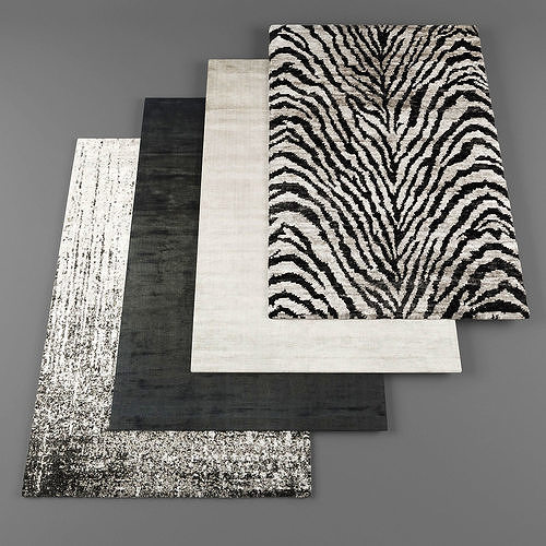 Rugs collection 071 Low-poly 3D model