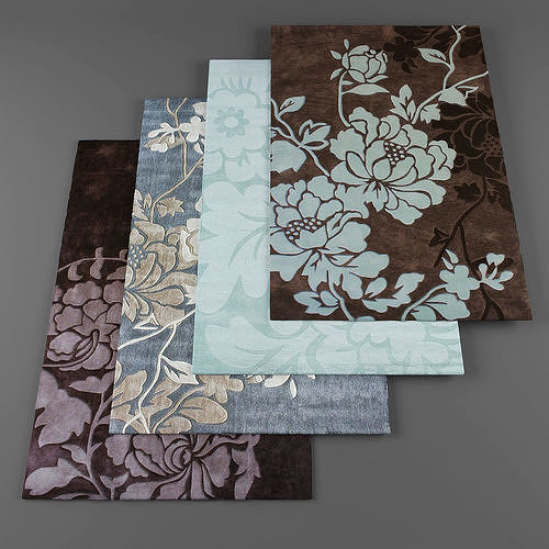 Rugs collection 076 Low-poly 3D model