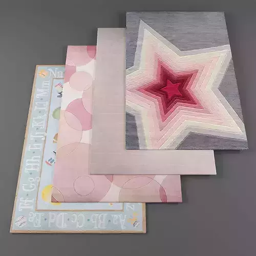 Rugs collection 079 Low-poly 3D model