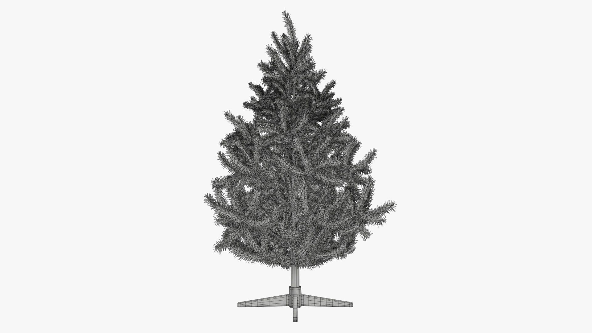 Fir tree artificial 02 3D model_7