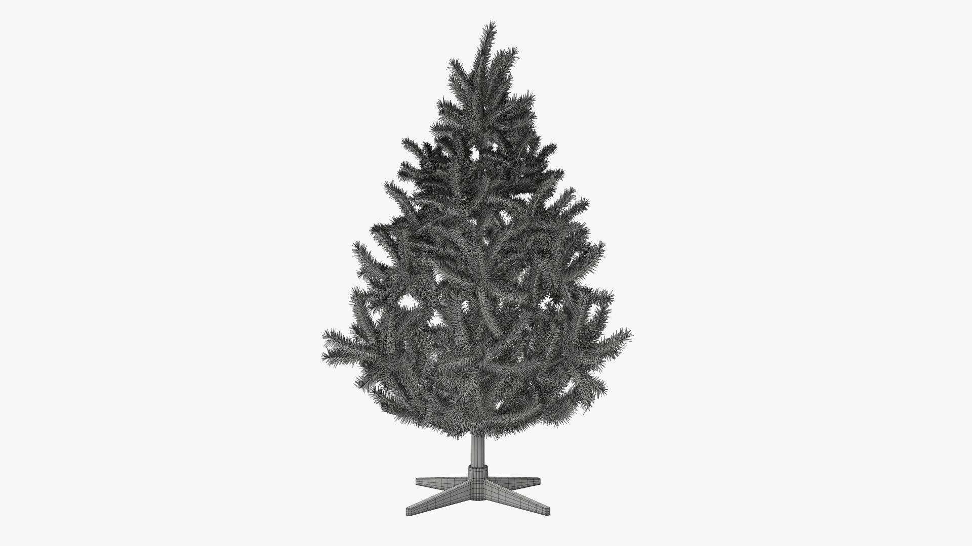 Fir tree artificial 02 3D model_5