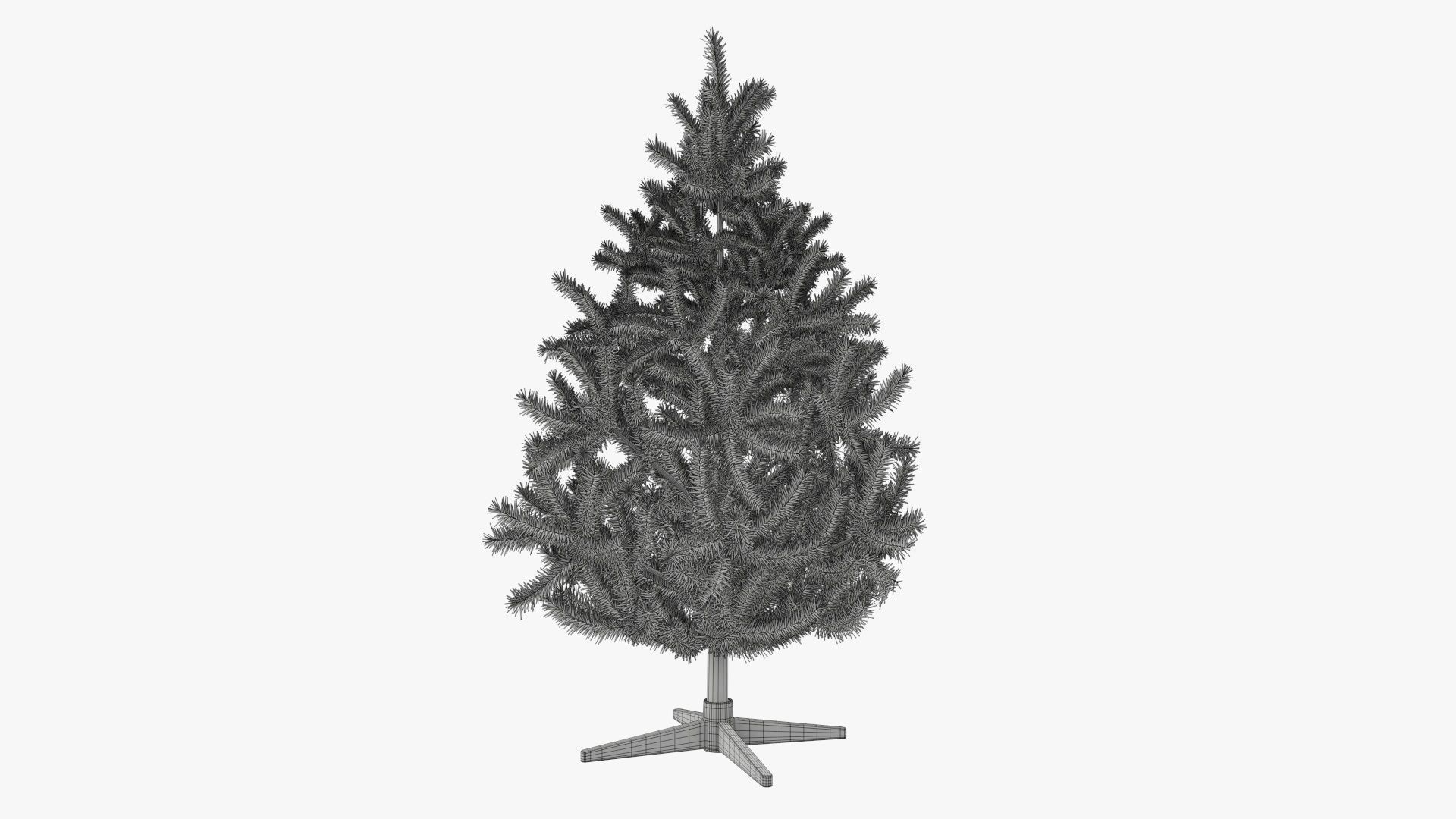 Fir tree artificial 02 3D model_6