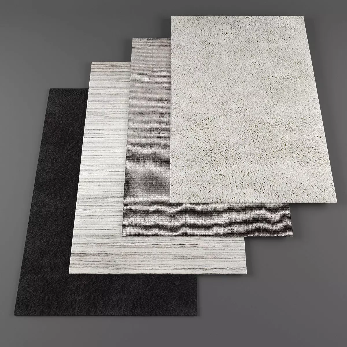 Rugs collection 081 Low-poly 3D model_0