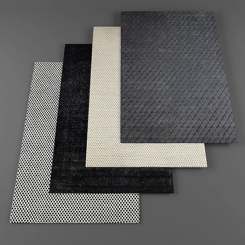 Rugs collection 090 Low-poly 3D model