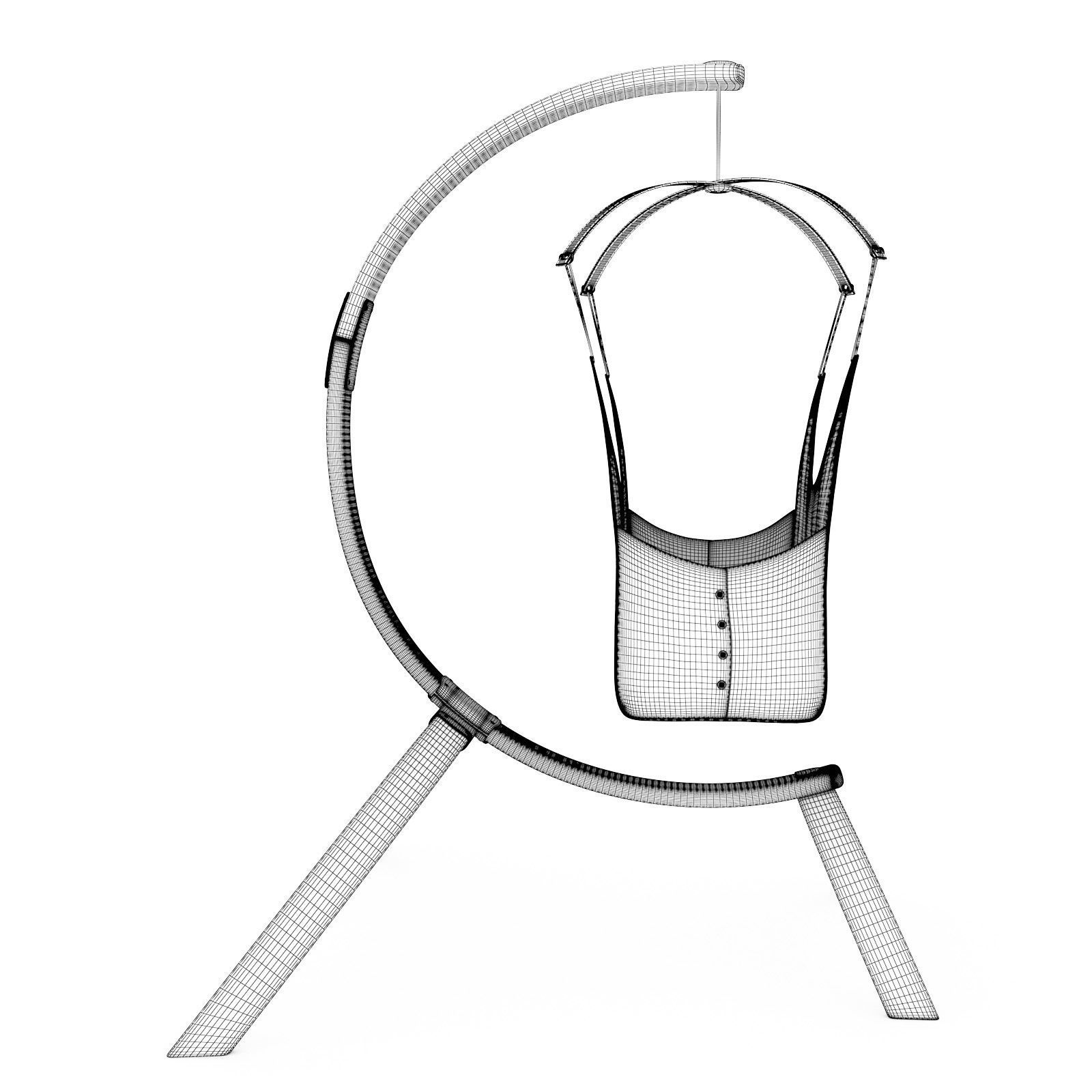 Baby Hammock 3D model_12