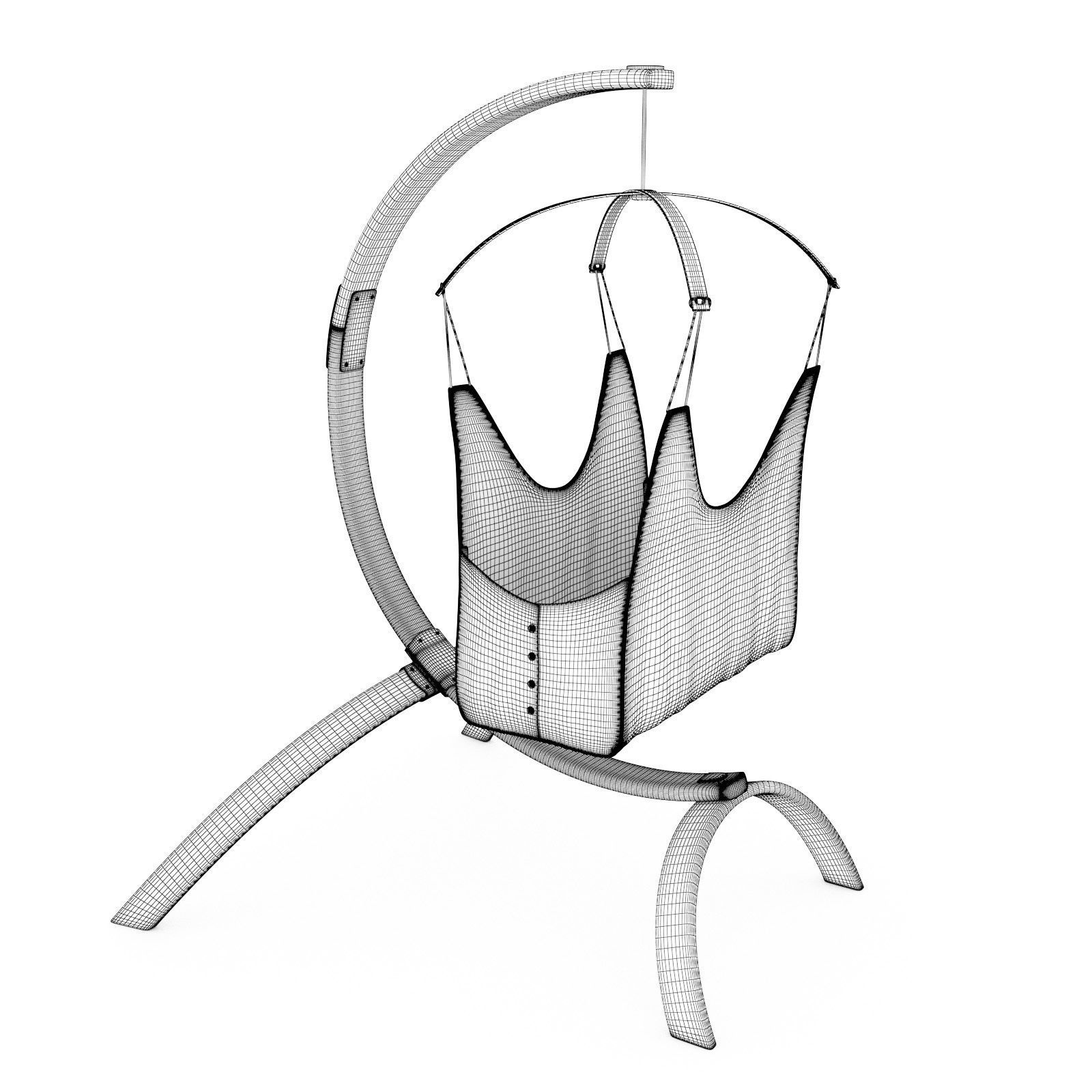 Baby Hammock 3D model_11