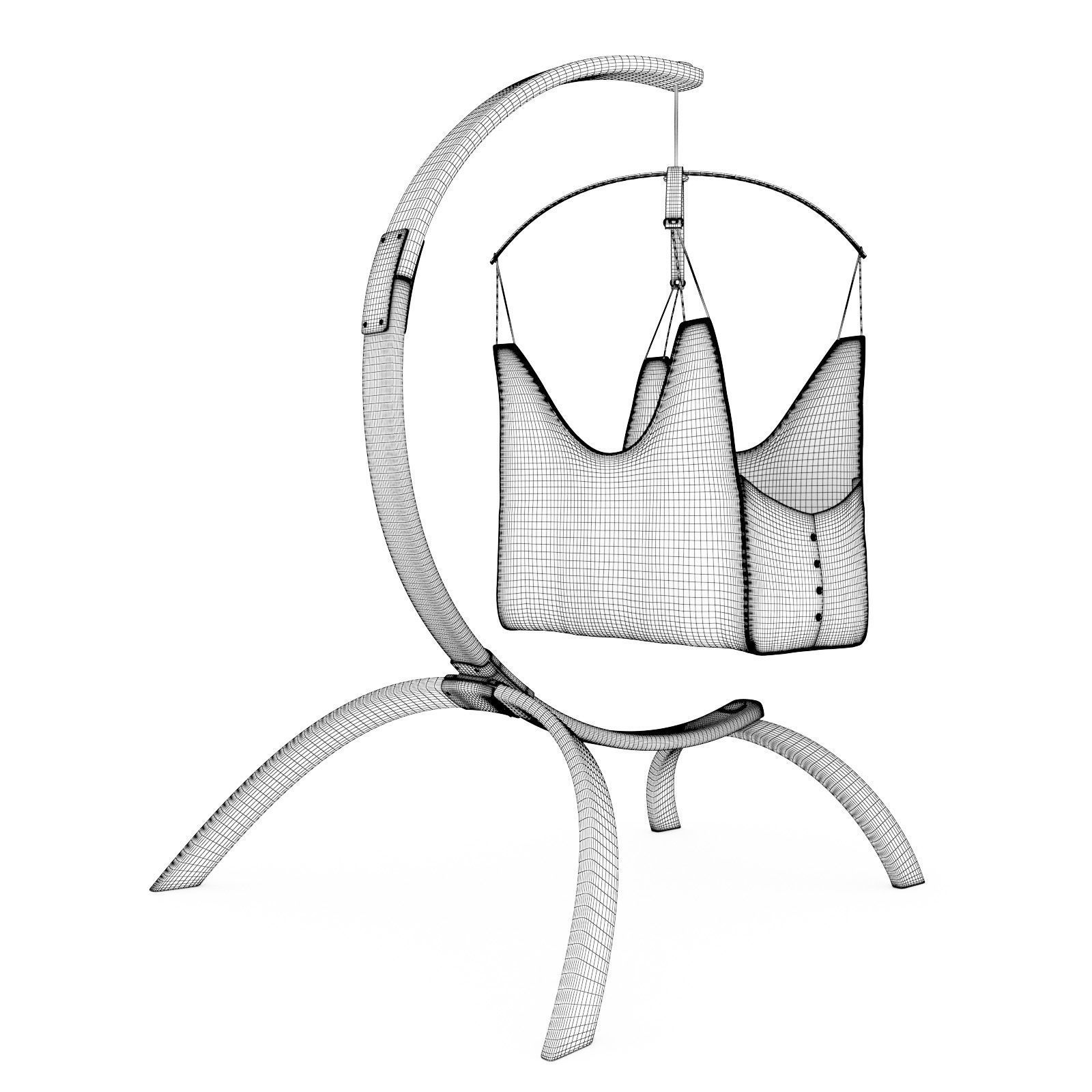 Baby Hammock 3D model_13