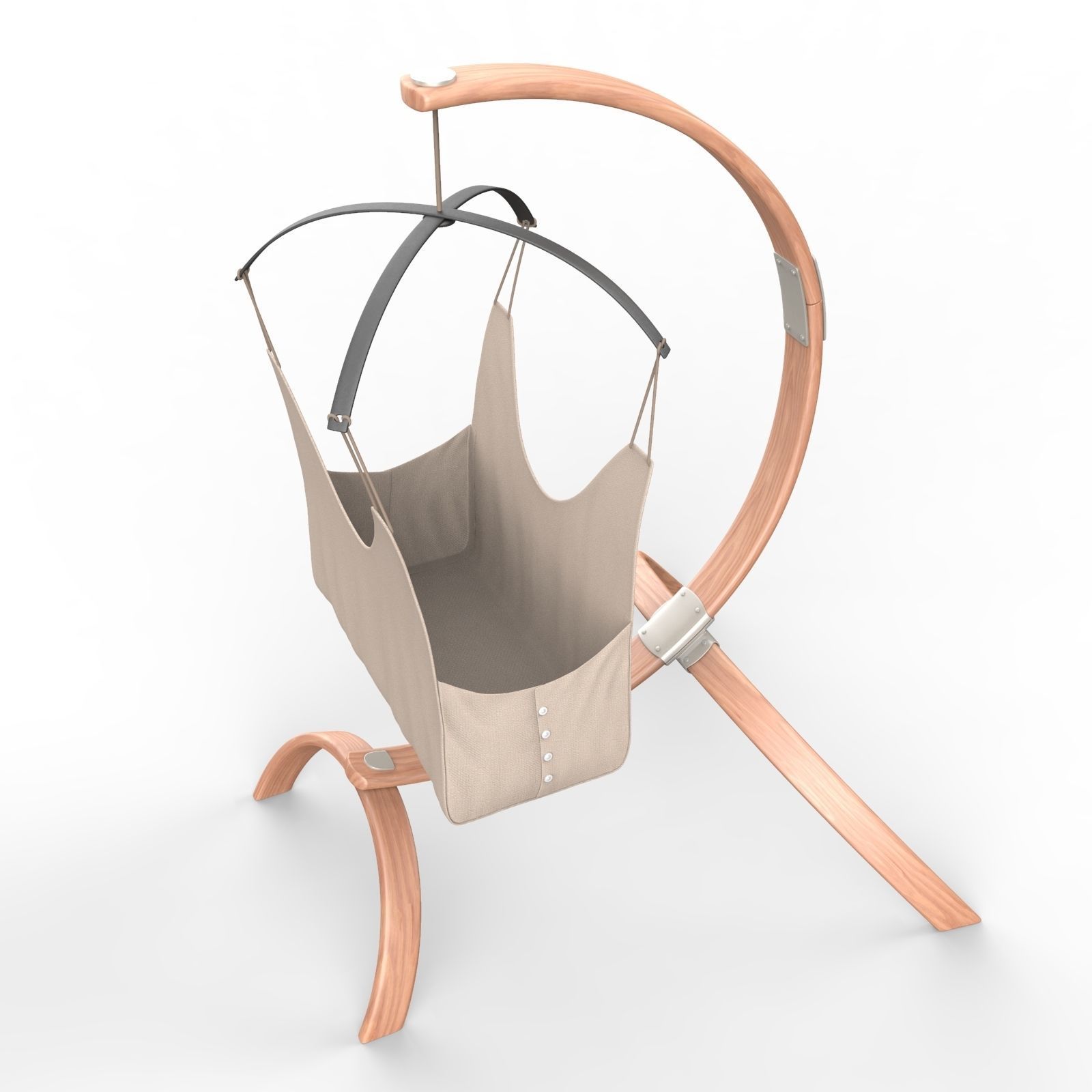 Baby Hammock 3D model_5