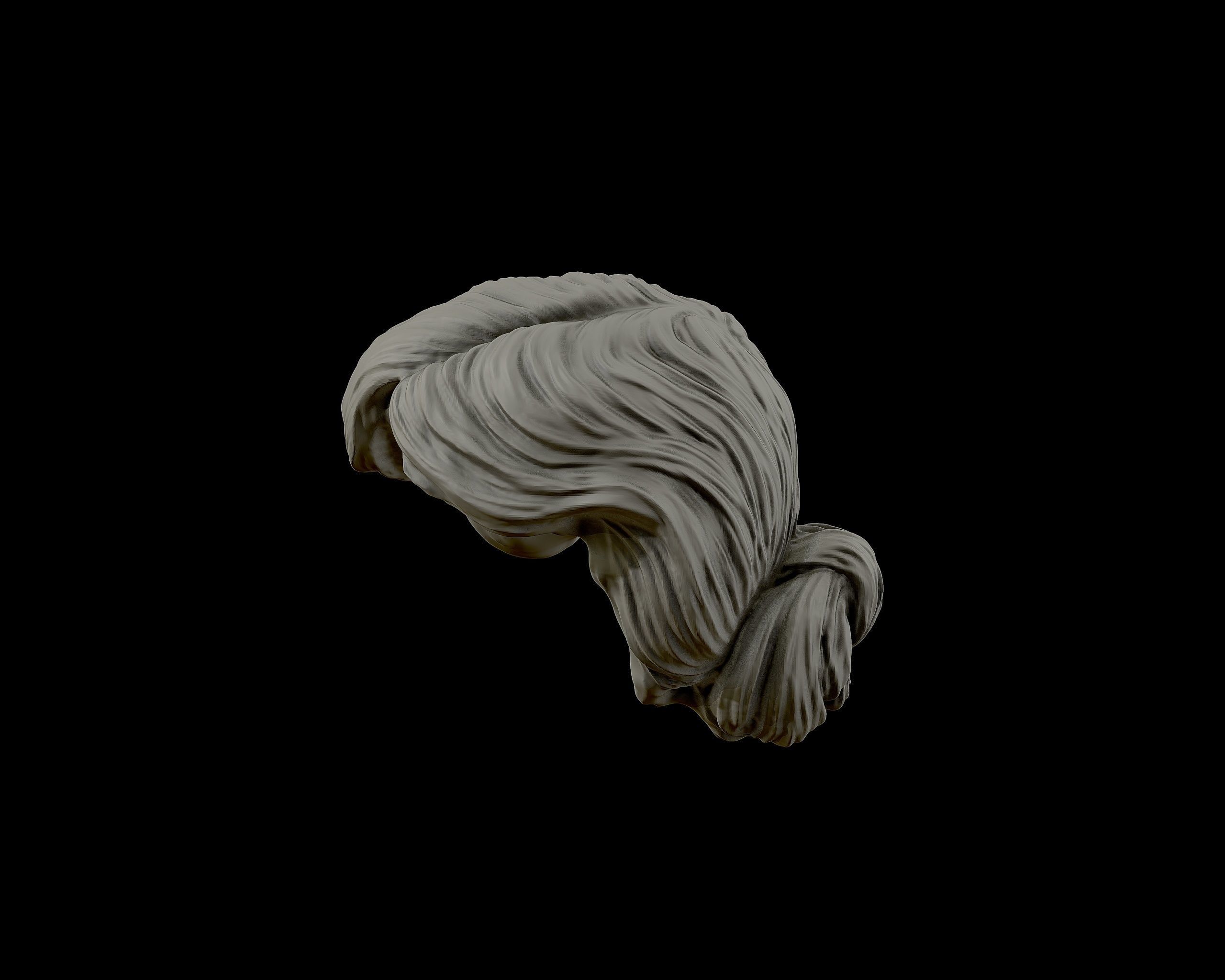 Hairstyle 13 3D print model_16