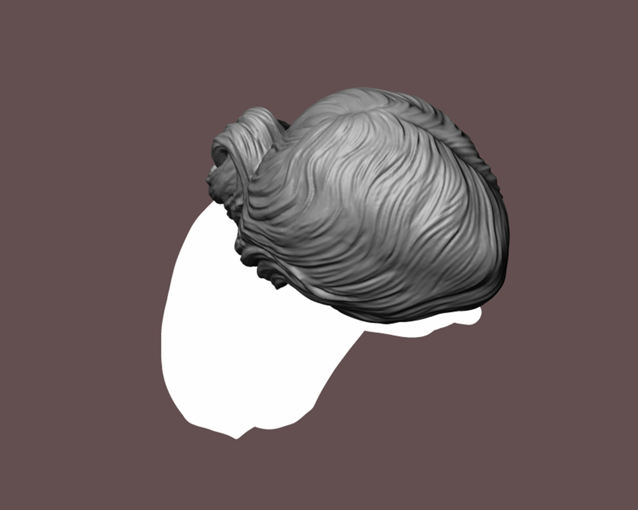 Hairstyle 13 3D print model_11
