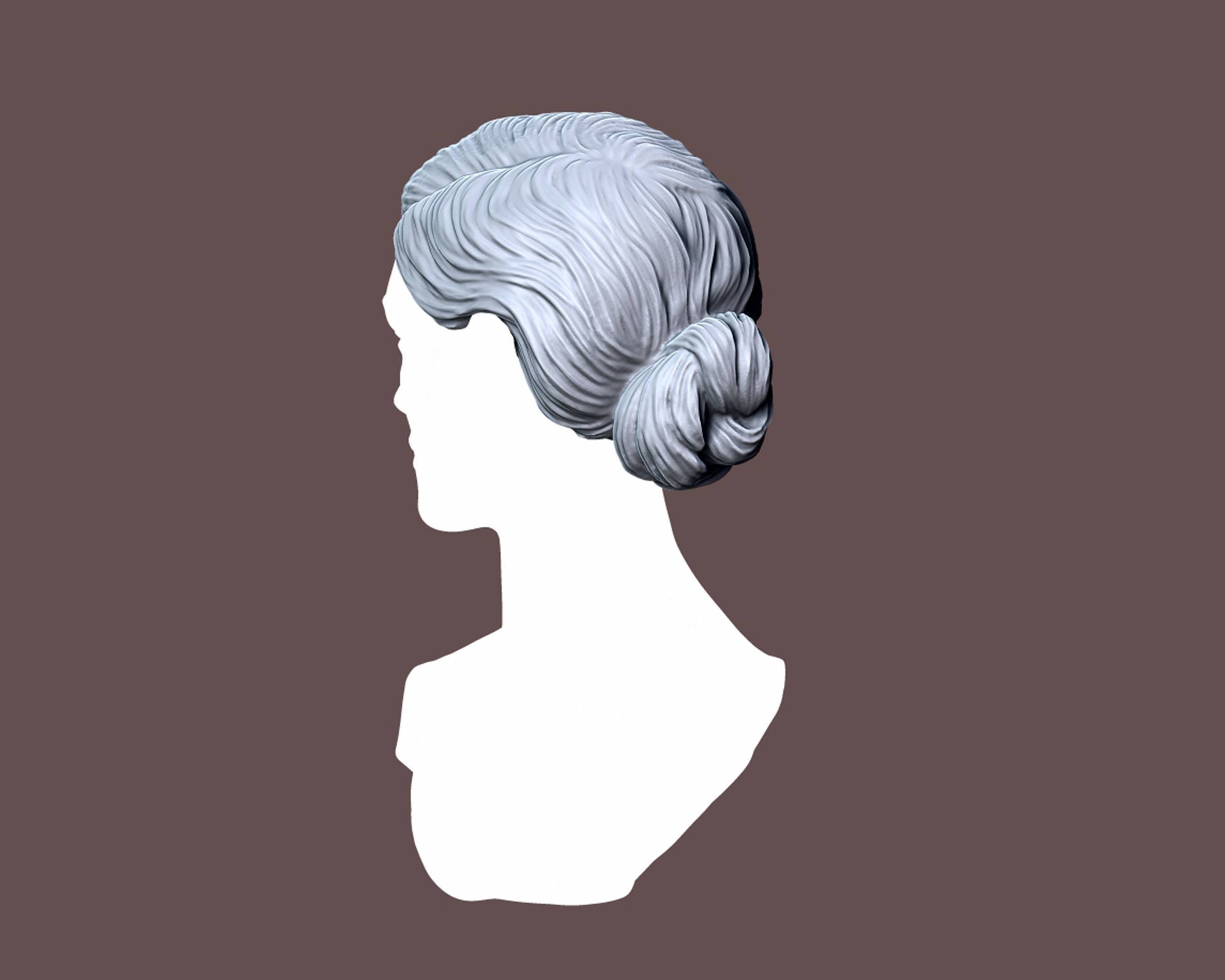 Hairstyle 13 3D print model_7