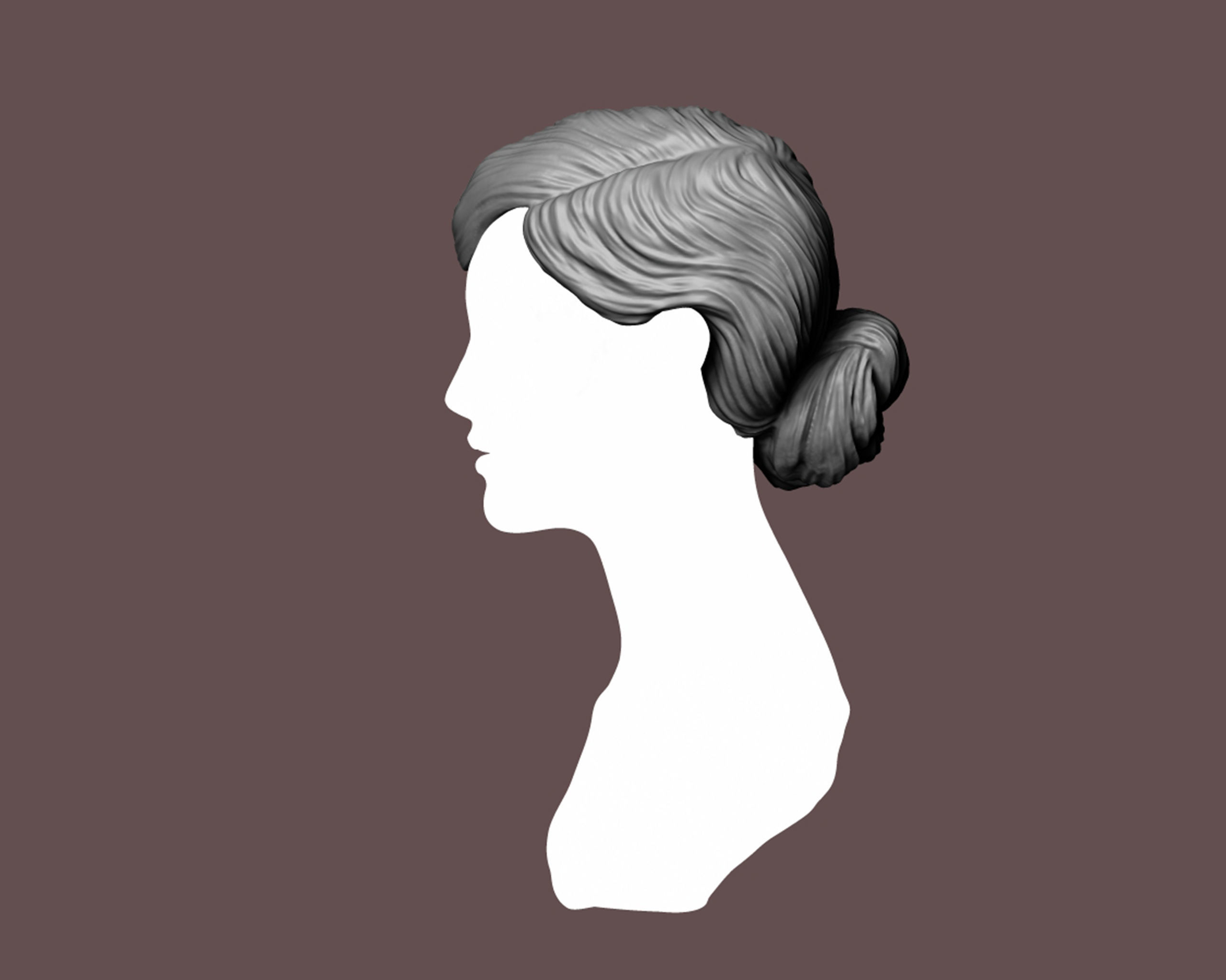 Hairstyle 13 3D print model_8