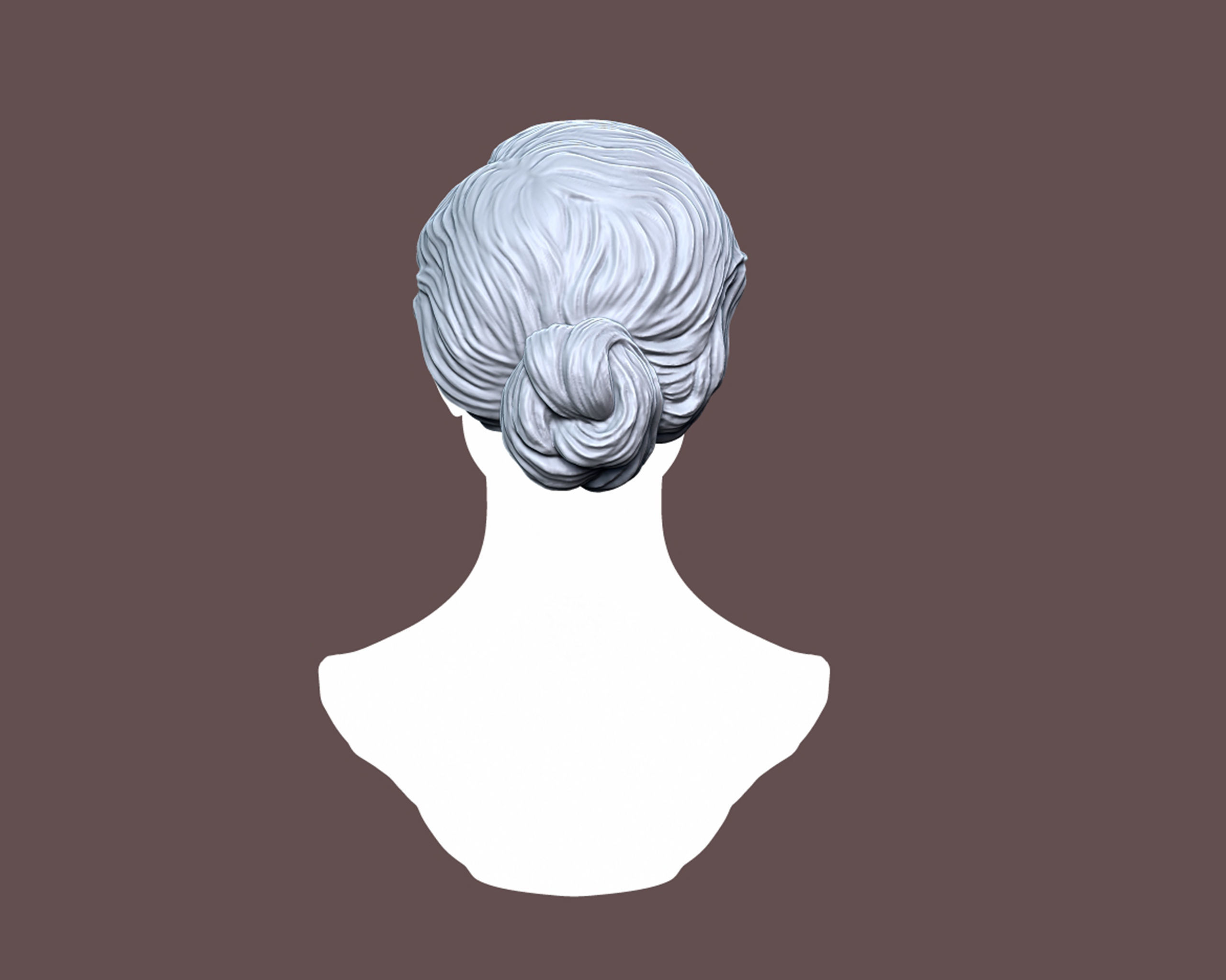 Hairstyle 13 3D print model_6