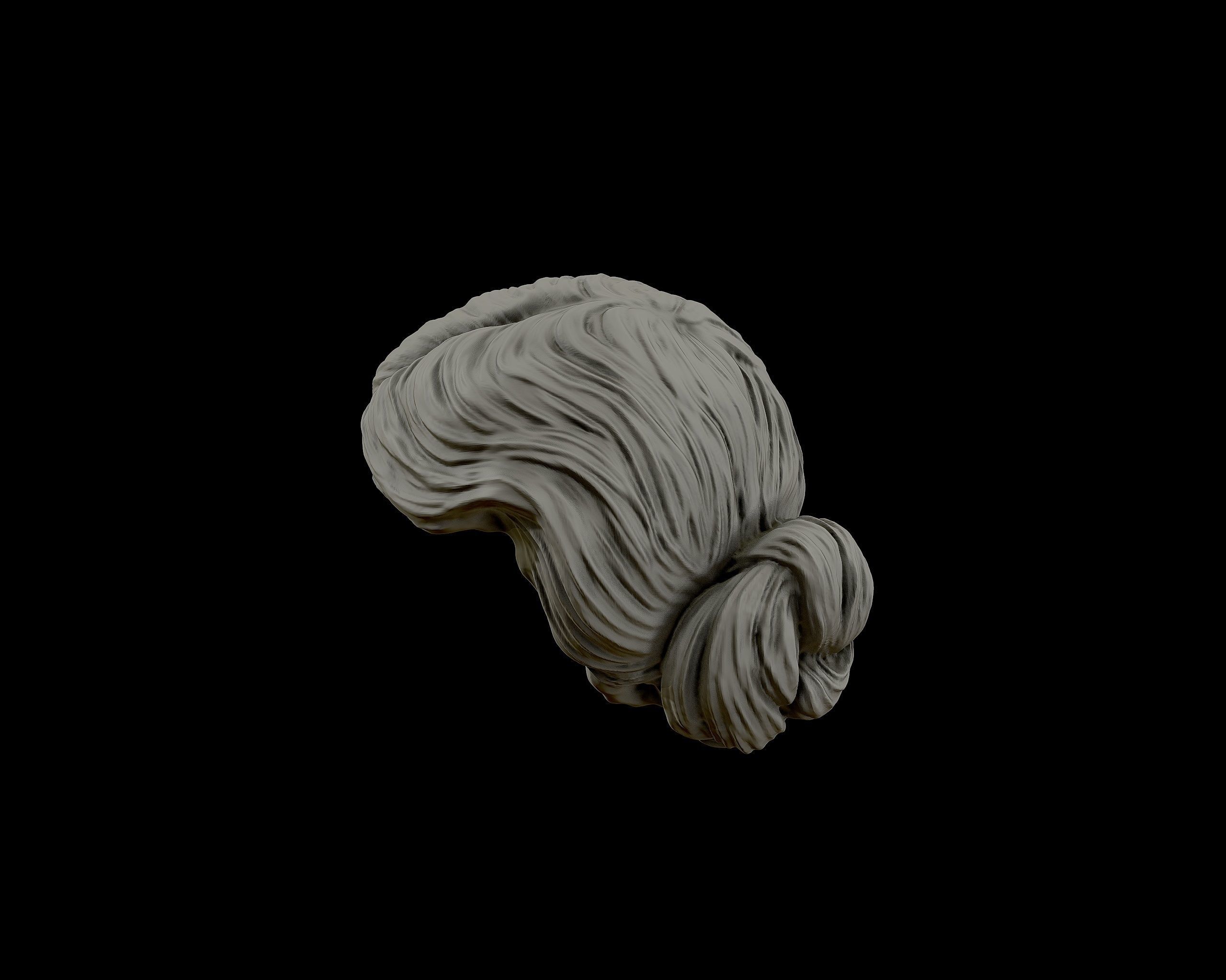 Hairstyle 13 3D print model_17