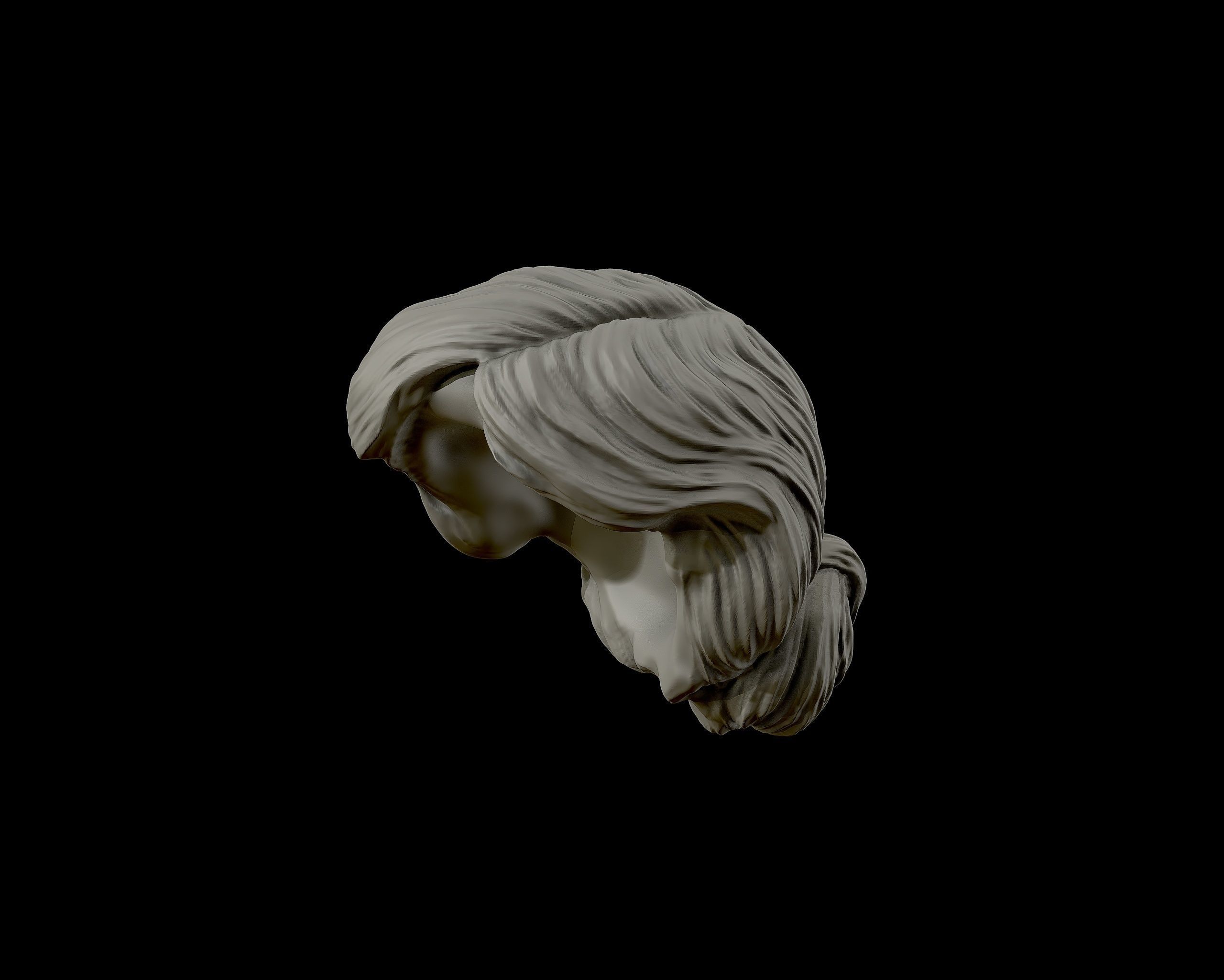 Hairstyle 13 3D print model_15