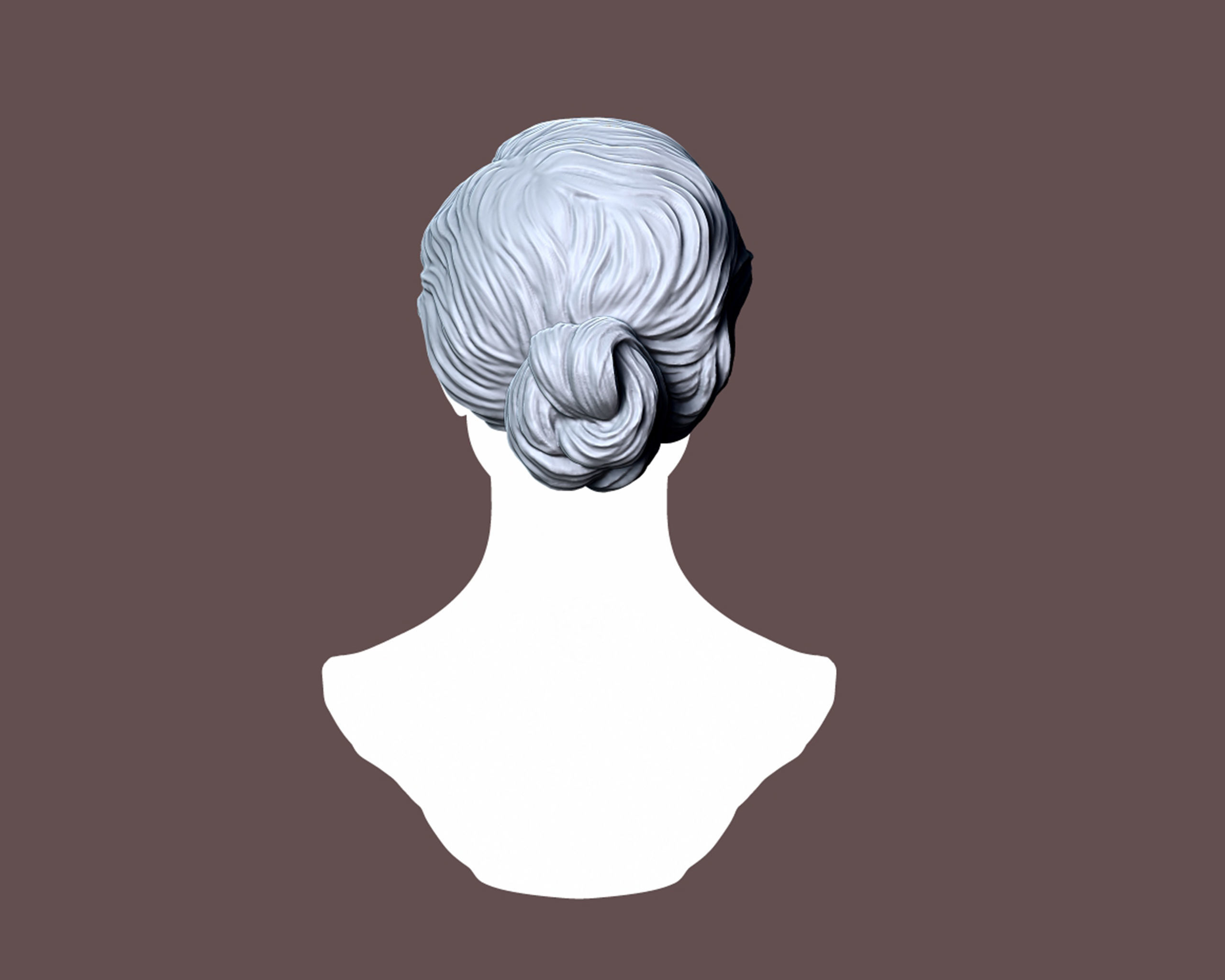 Hairstyle 13 3D print model_5