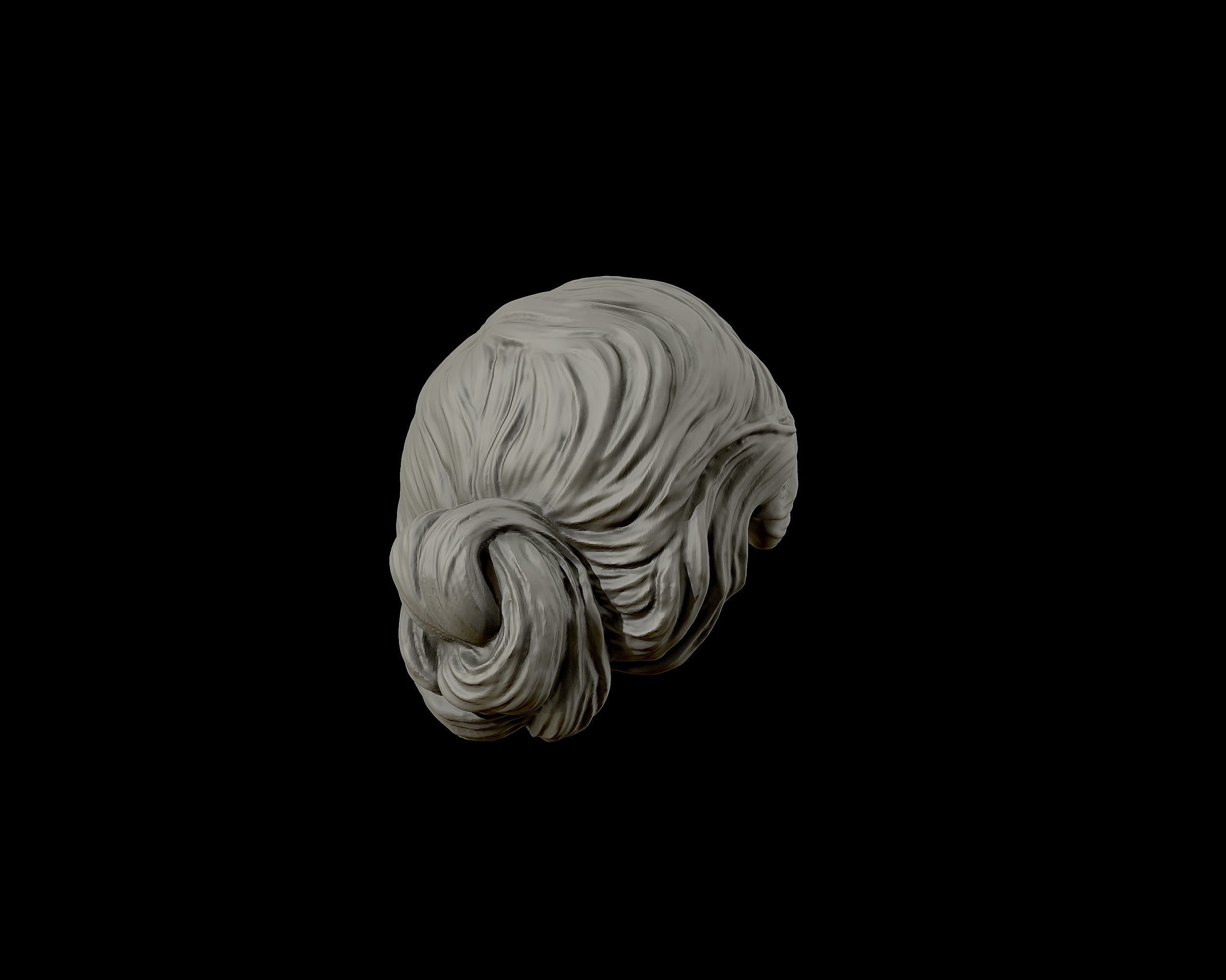 Hairstyle 13 3D print model_18