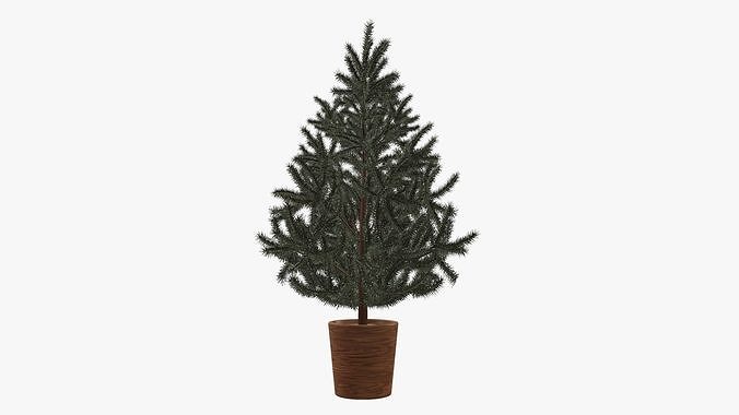 Fir tree artificial 05 3D model