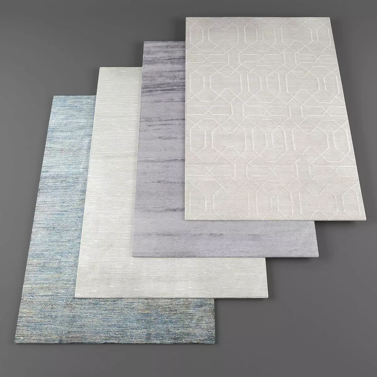 Rugs collection 095 Low-poly 3D model