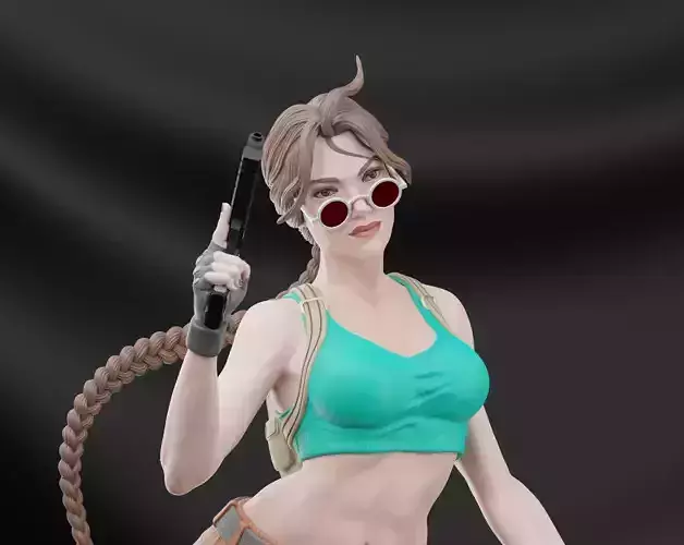 LARA CROFT - TOMB RAIDER  COMICS  Collectible statue