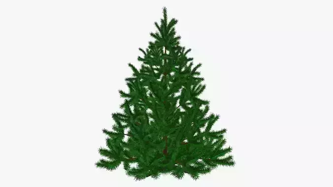 Fir tree artificial 03 3D model