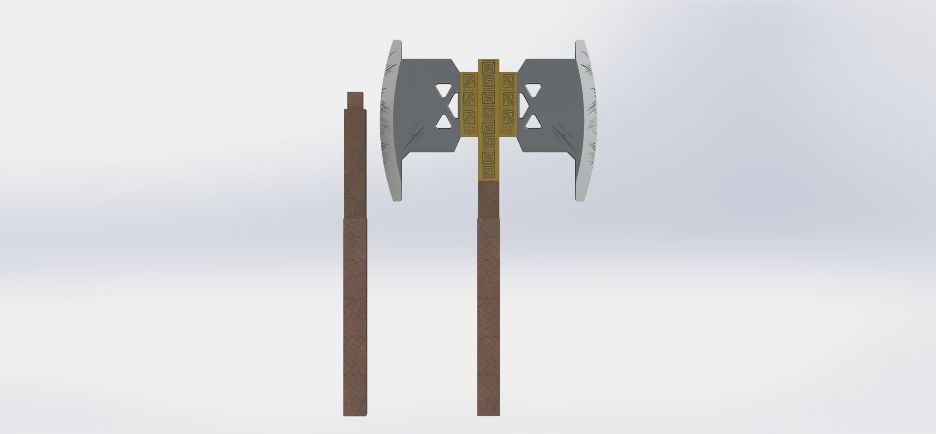 Gimli Battle Axe- Lord Of The Rings- LOTR -3D Print model 3D print model_10