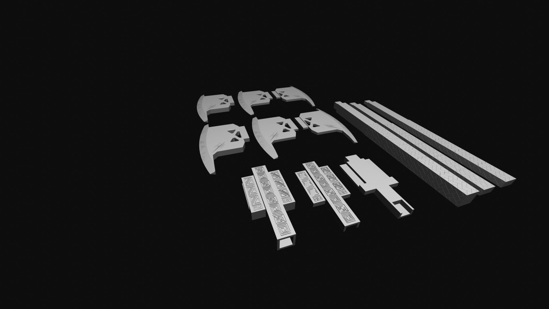 Gimli Battle Axe- Lord Of The Rings- LOTR -3D Print model 3D print model_24