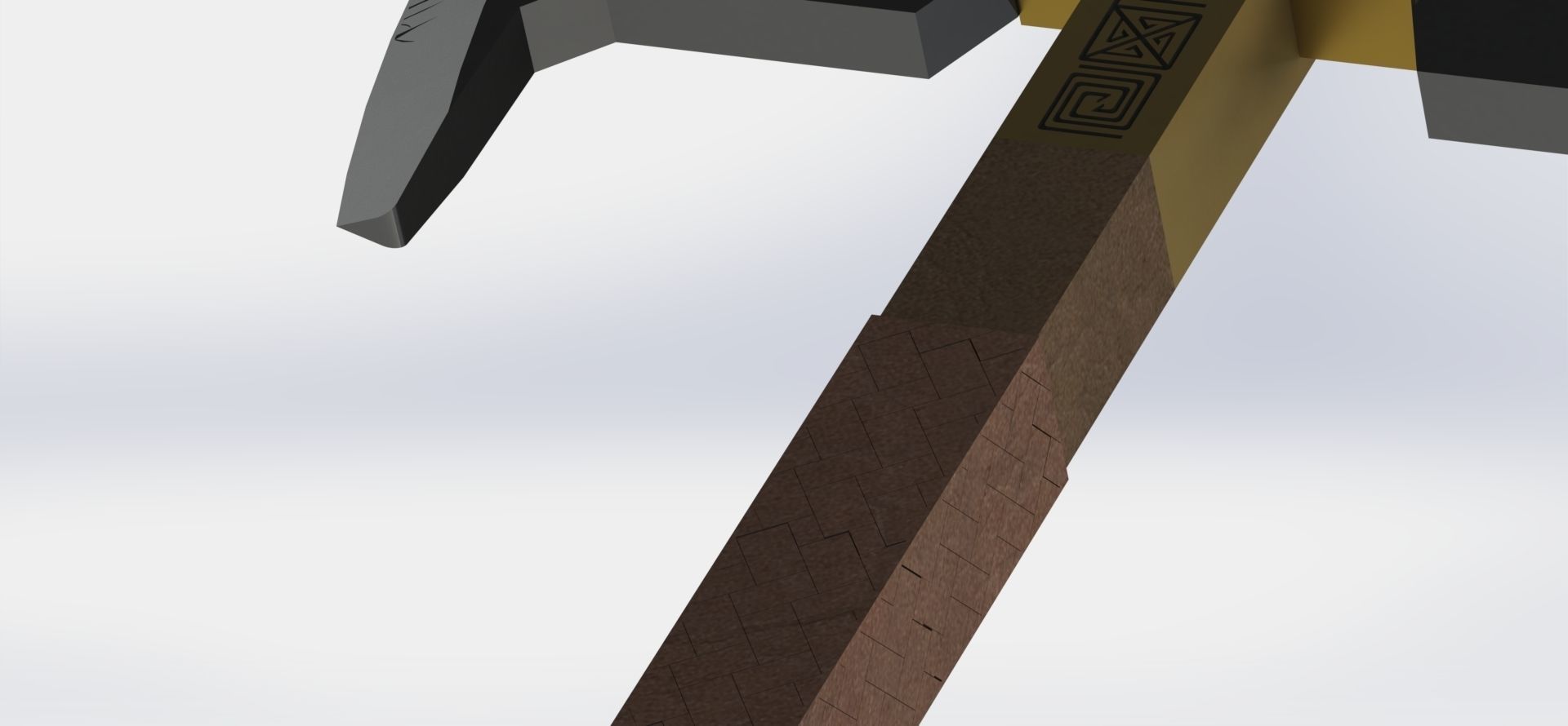 Gimli Battle Axe- Lord Of The Rings- LOTR -3D Print model 3D print model_18