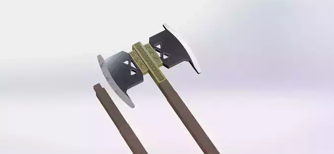 Gimli Battle Axe- Lord Of The Rings- LOTR -3D Print model