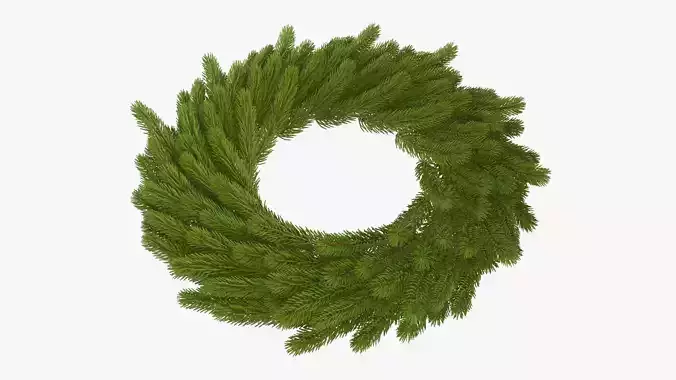 Wreath Christmas 03 3D model