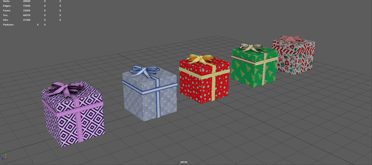 PRESENT BOX 3D model_9