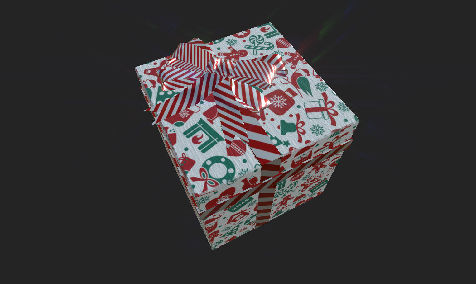 PRESENT BOX 3D model_3