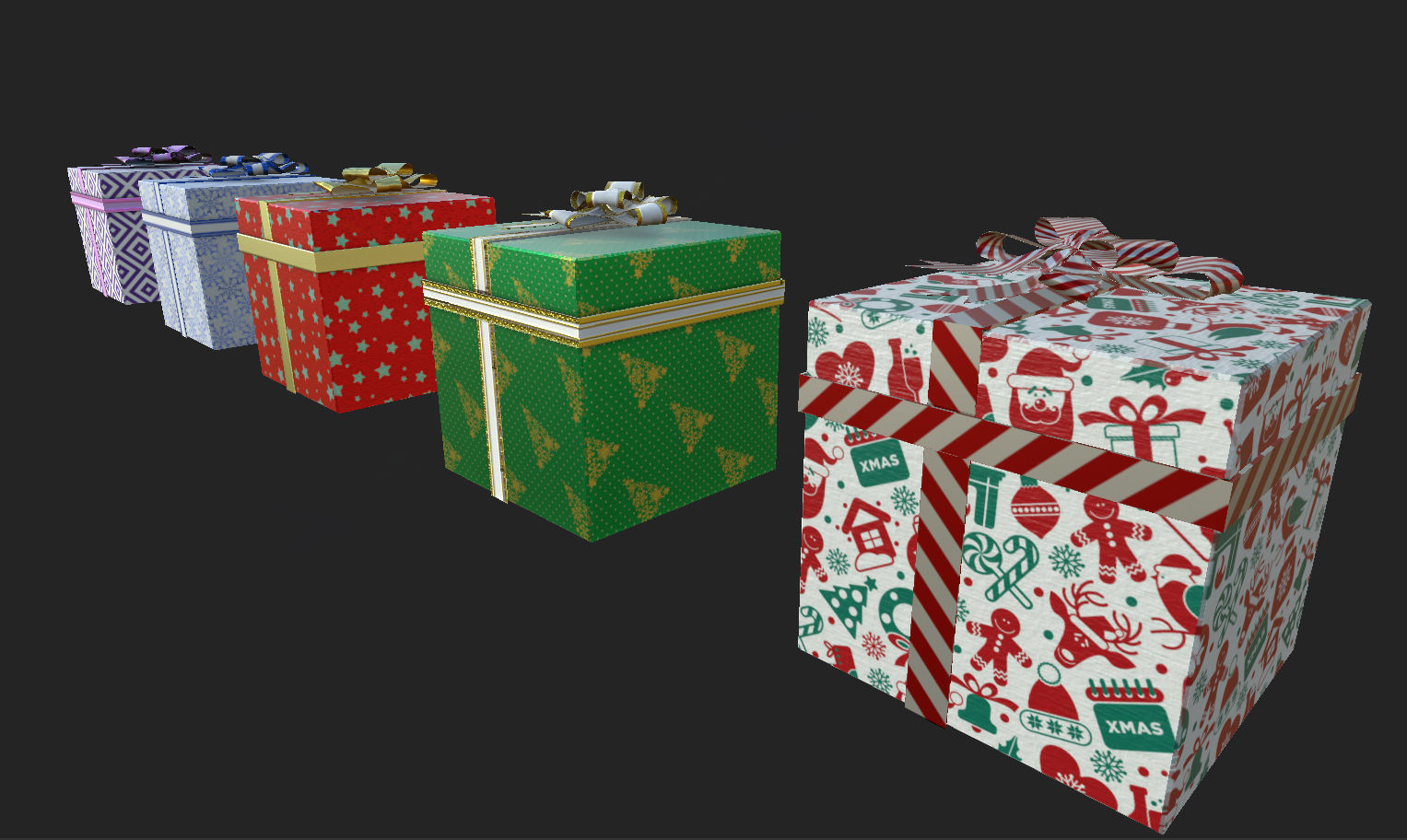 PRESENT BOX 3D model_8
