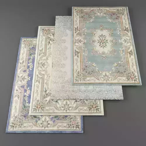 Rugs collection 109 Low-poly 3D model
