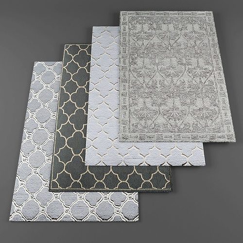 Rugs collection 113 Low-poly 3D model