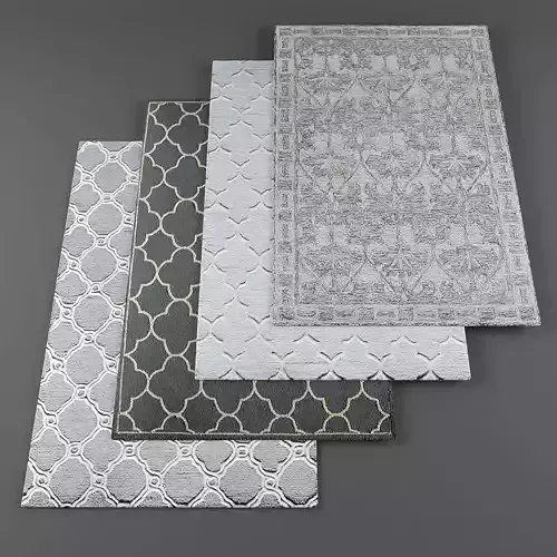 Rugs collection 113 Low-poly 3D model