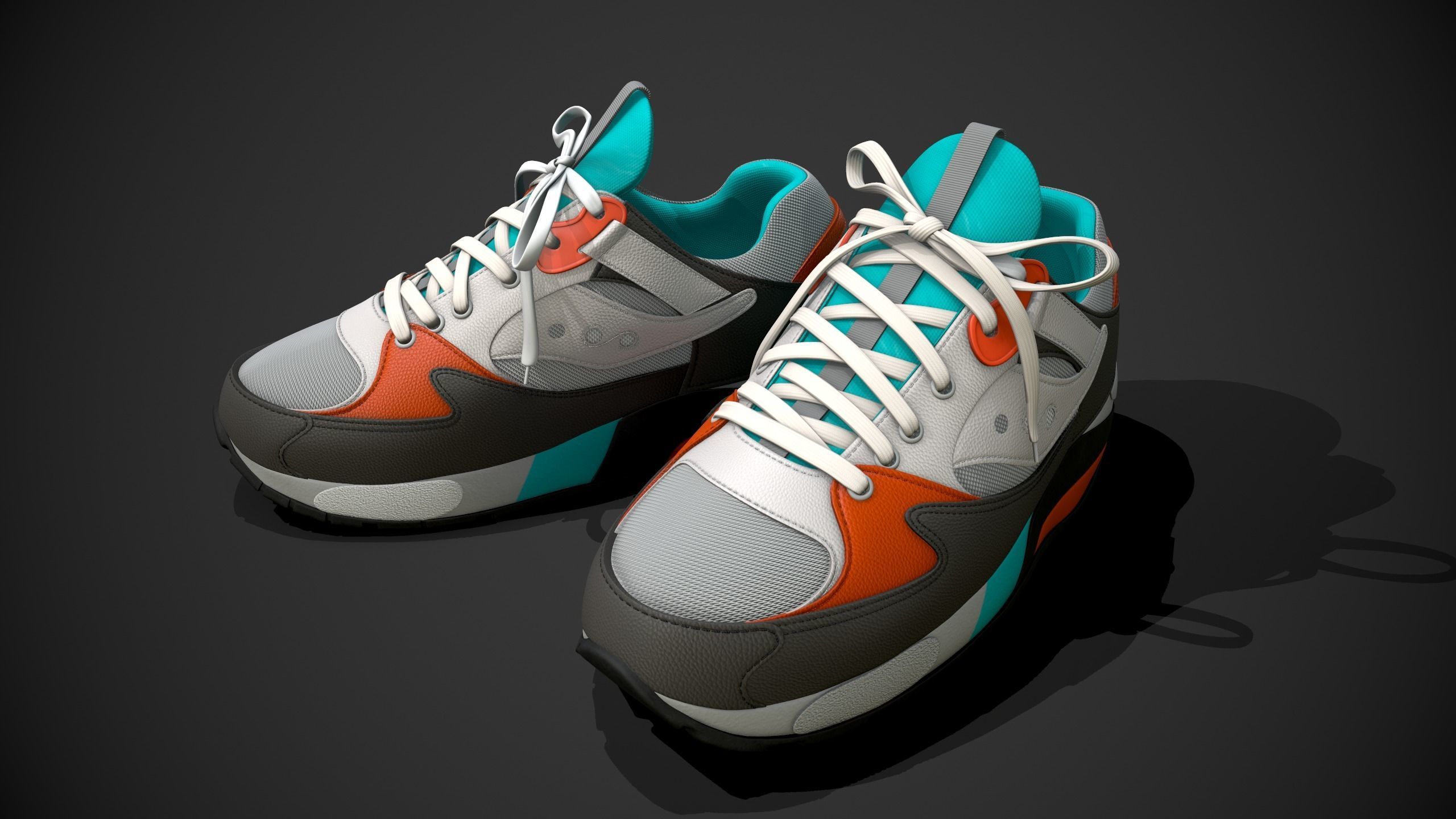 Sneakers 3D model_5