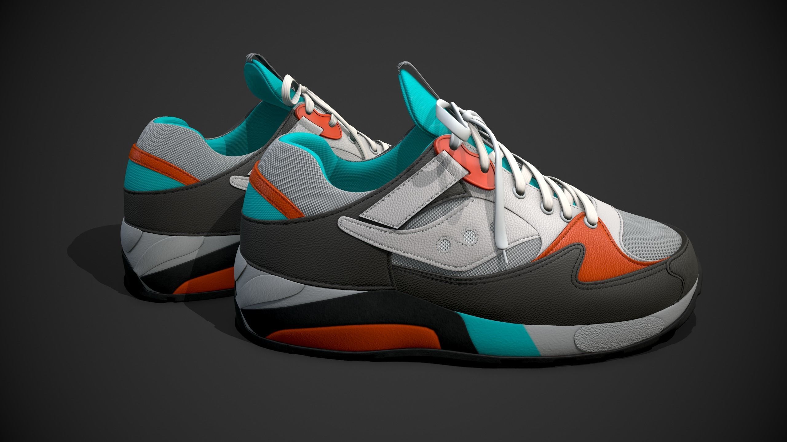 Sneakers 3D model_3