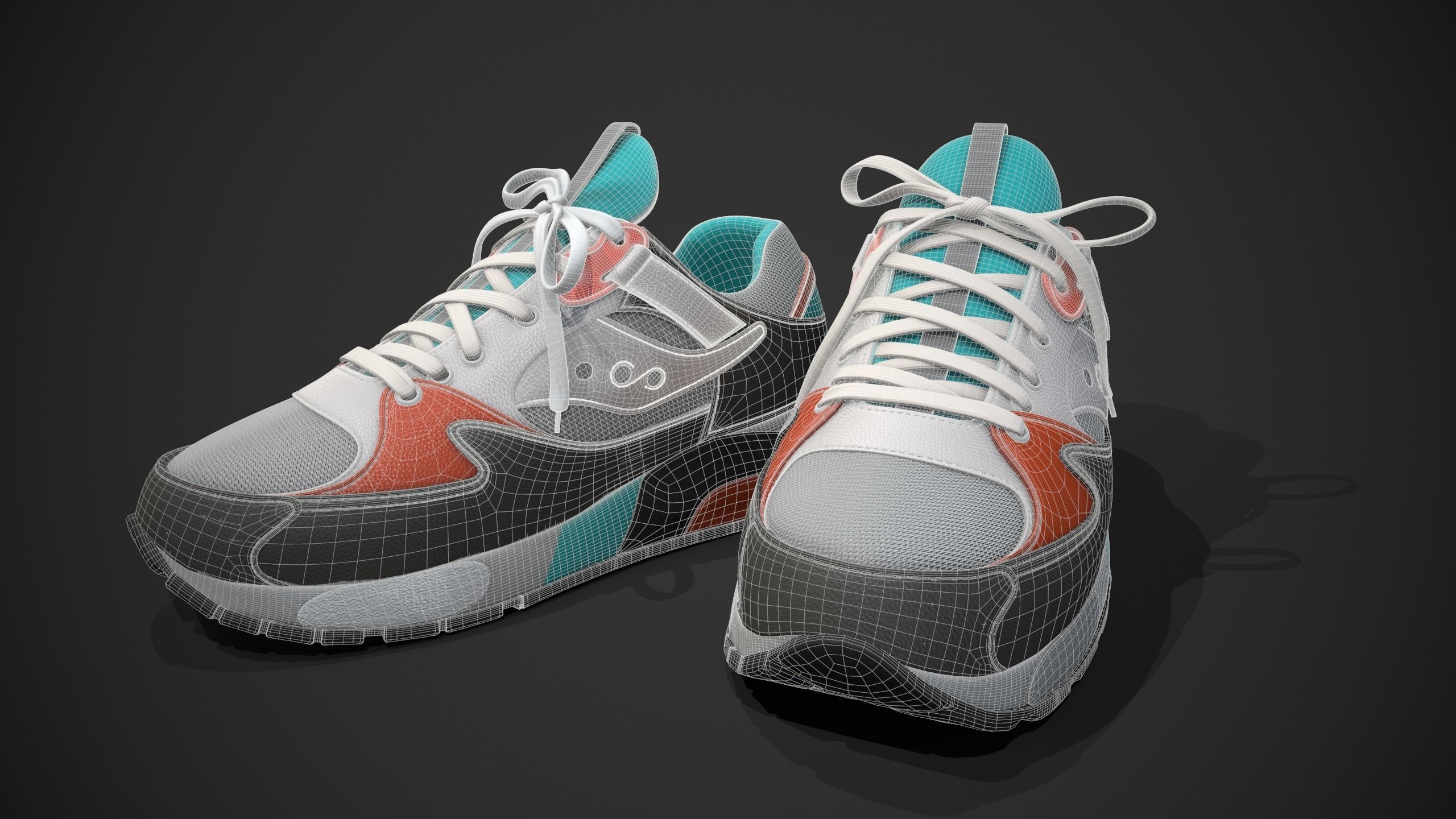 Sneakers 3D model_2
