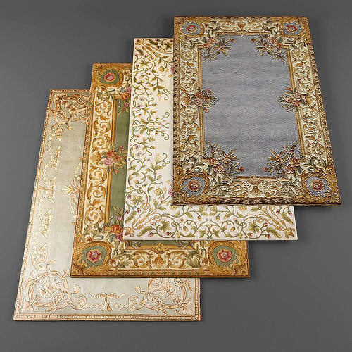 Rugs collection 122 Low-poly 3D model