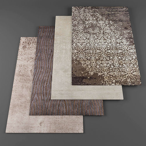 Rugs collection 130 Low-poly 3D model